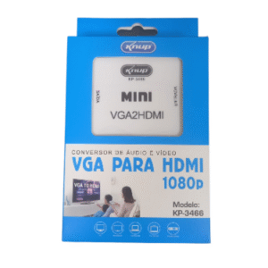 Convertidor de audio y video VGA para HDMI 1080p
