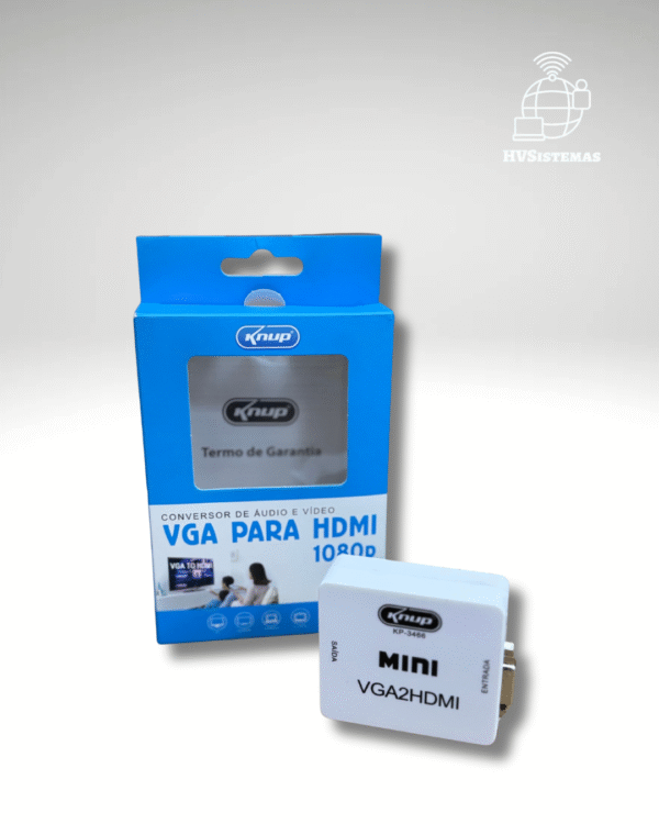 Convertidor de audio y video VGA para HDMI 1080p